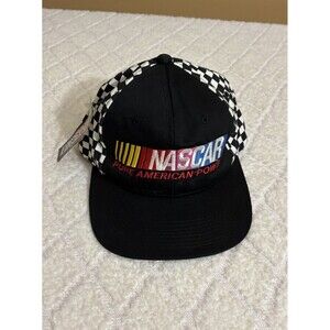Vintage Kudzu NASCAR Pure American Power Checkered Flag Sides Snap Back